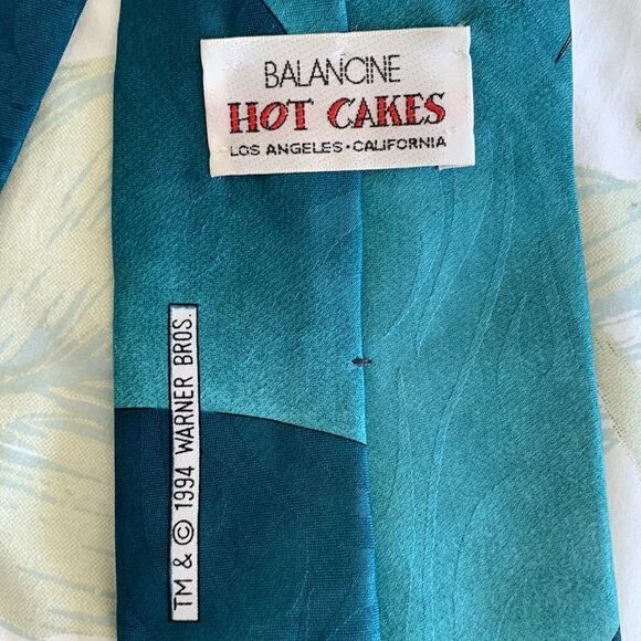 Looney Tunes Golf Tie Tweetie Bird, Elmer Fudd, Sylvester and Taz Vintage - Picture 4 of 11